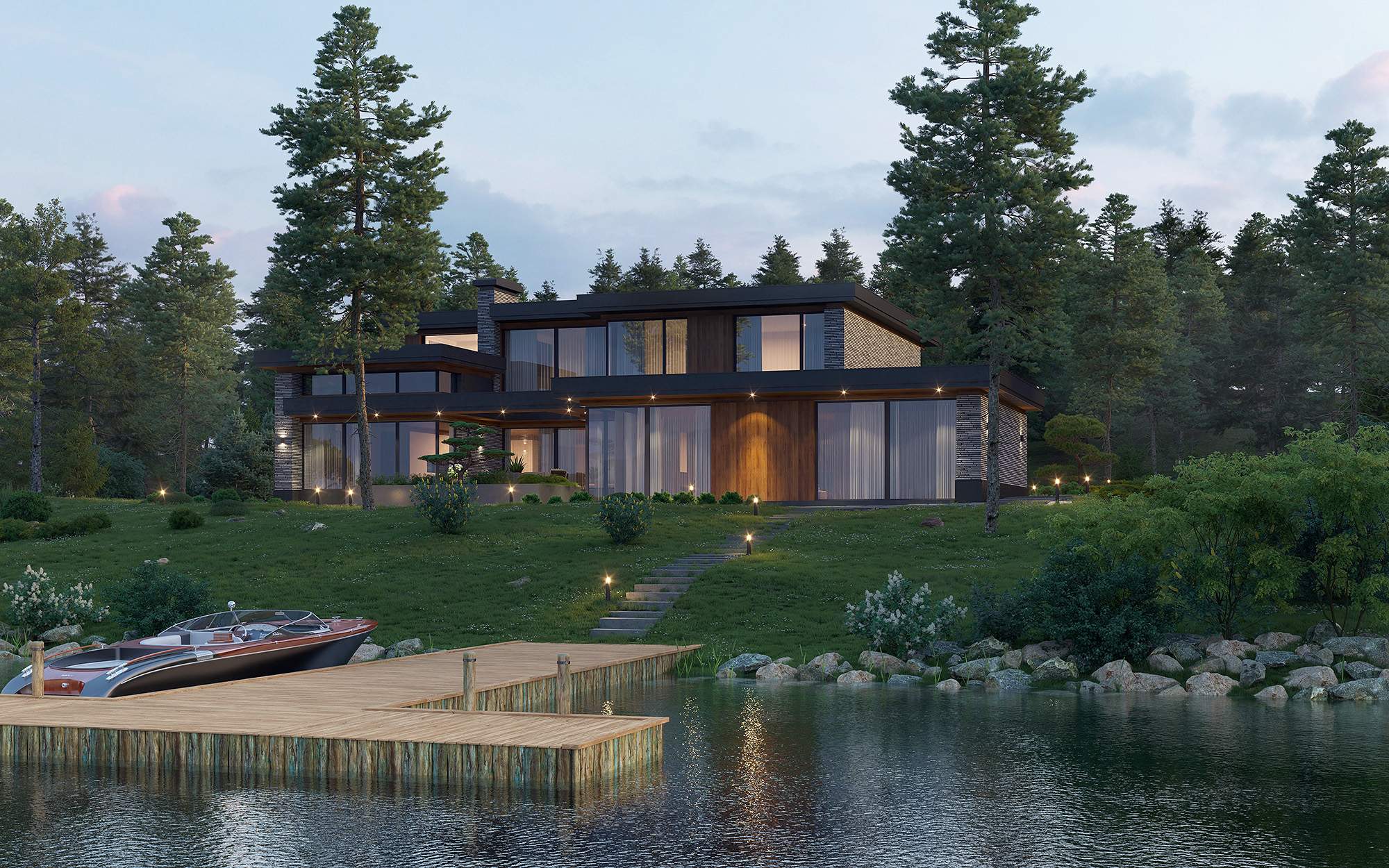 House at the river Дом у реки